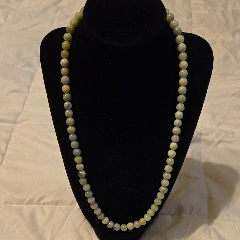 Grade A Burmese Jade Necklace